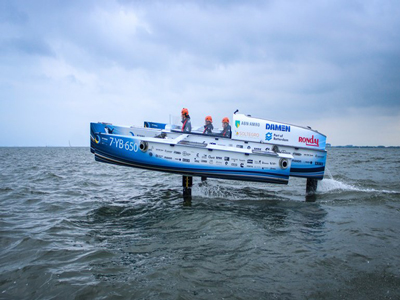 Les bateaux à hydrogène à foils