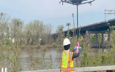 Échantillonnage d’eau avec un drone