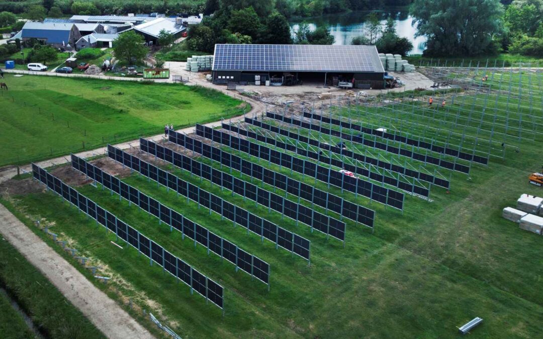 Panneaux solaires verticaux